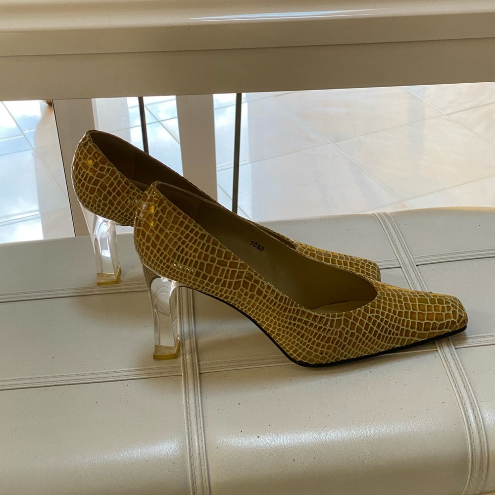 Green snake shoes